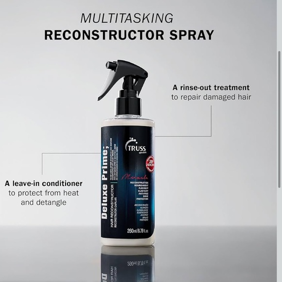 TRuss Deluxe Prime Hair Reconstrutor Anti Frizz Thermal protection Heat styling - Picture 2 of 9